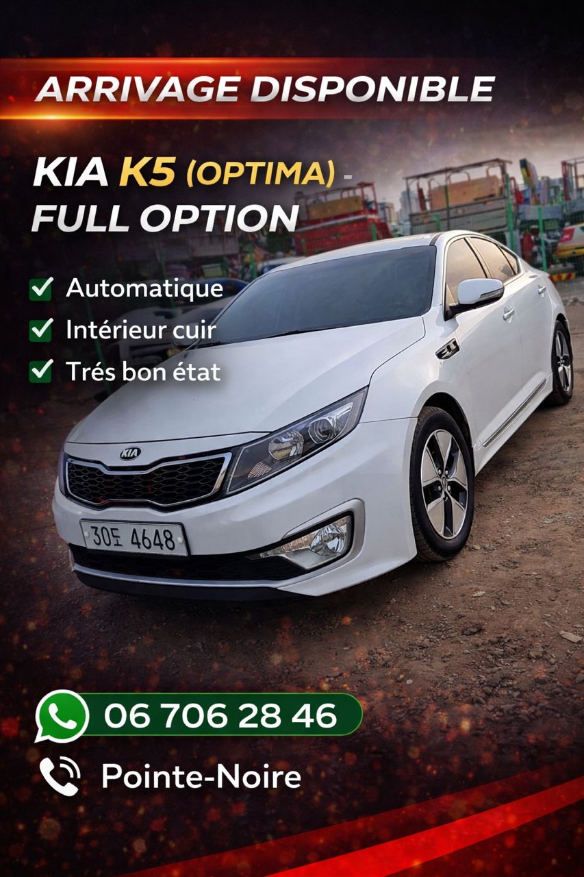 KIA K5 (OPTIMA) Toutes options